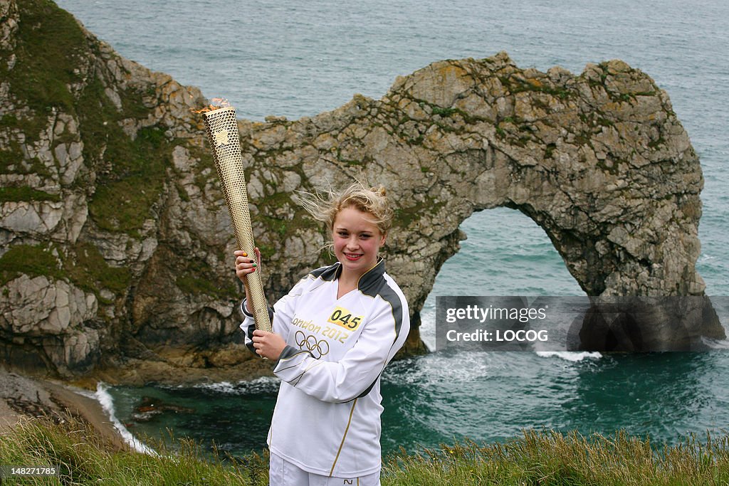 Day 56 - The Olympic Torch Continues Its Journey Around The UK