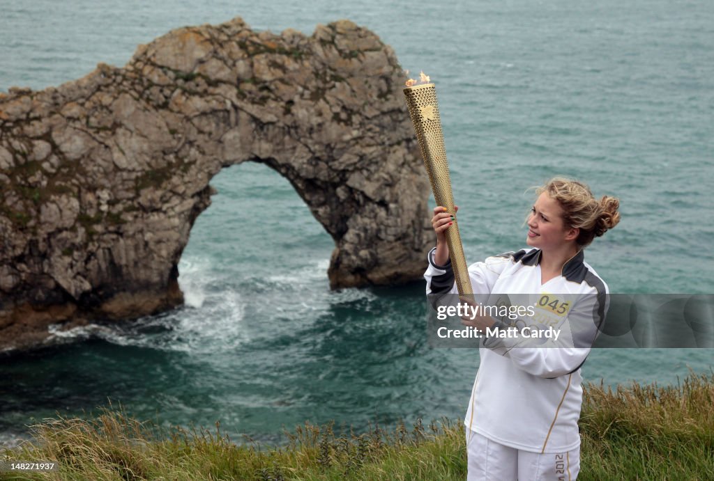 The Olympic Torch Continues Its Journey Around The UK