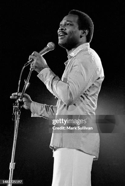 Musician/Singer/Songwriter George Benson during rehearsal their presenter duties for 3rd Annual Rock Awards, held at The Palladium, Hollywood CA 1977