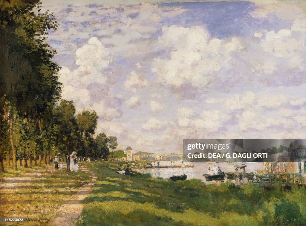 The Basin at Argenteuil, 1872, by Claude Monet (1840-1926), oil on canvas, 60x80.5 cm. (Photo by DeAgostini/Getty Images)