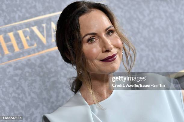 Minnie Driver attends the Los Angeles Special Screening of Searchlight Pictures' "Chevalier" at El Capitan Theatre on April 16, 2023 in Los Angeles,...