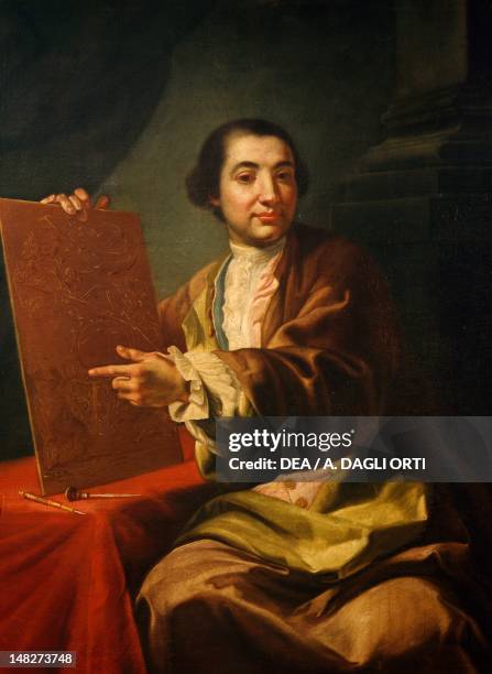 Portrait of Cristoforo dall'Acqua by Felice Boscaretti . ; Vicenza, Museo Civico Palazzo Chiericati.