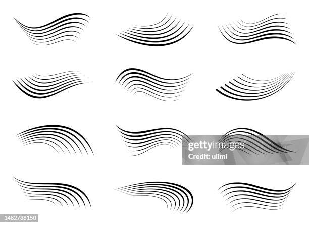 abstract design elements - water spiral stock illustrations