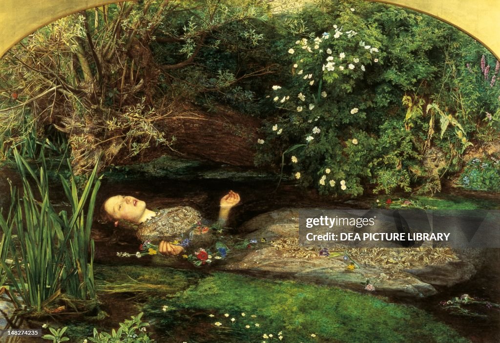 Ophelia, by John Everett Millais (1829-1896). (Photo by DeAgostini/Getty Images)
