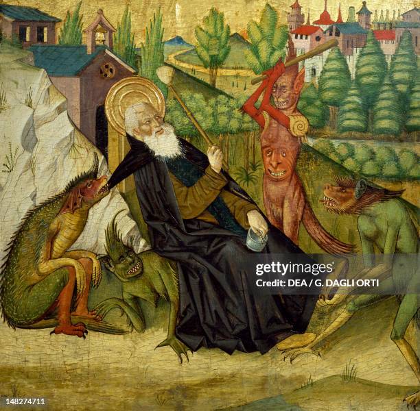 The Temptation of St Anthony, by the Master of Bonnat . ; Bilbao, Museo De Bellas Artes De Bilbao .