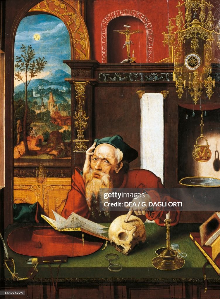 St Jerome, 16th century, by unknown Flemish artist. (Photo by DeAgostini/Getty Images)