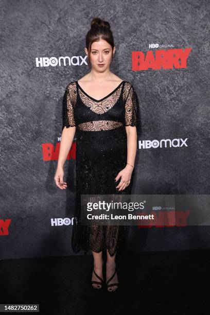 Jessy Hodges attends Los Angeles Season 4 premiere of HBO original series "BARRY" at Hollywood Forever on April 16, 2023 in Hollywood, California.