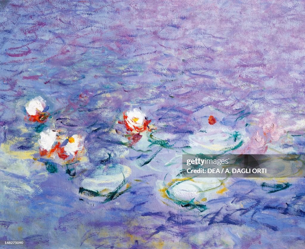 Water Lilies by Claude Monet (1840-1926), detail. (Photo by DeAgostini/Getty Images)