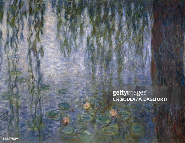 Water Lilies by Claude Monet , detail. ; Paris, Musée National De L'Orangerie .