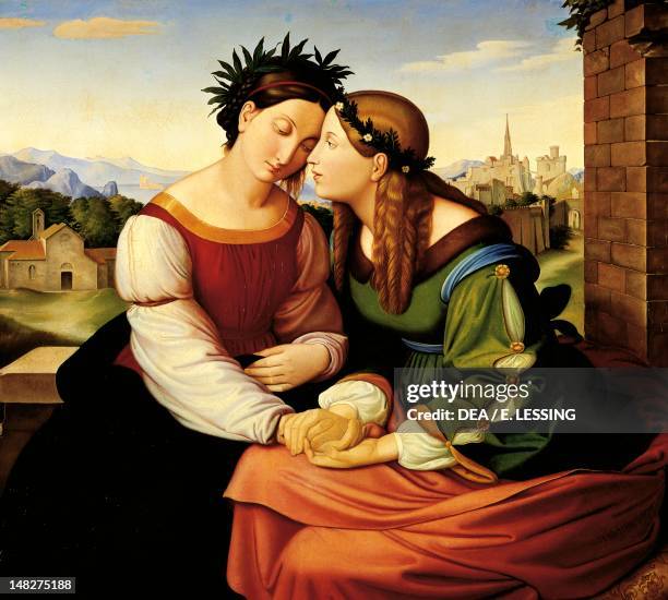 Germany and Italy by Johann Friedrich Overbeck . ; Dresda, Gemäldegalerie Neue Meister .
