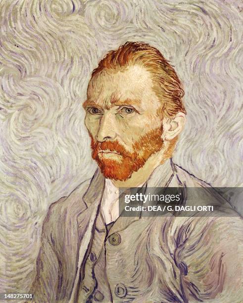 Self-Portrait by Vincent van Gogh , oil on canvas, 65x54.5 cm. ; Paris, Musée D'Orsay .