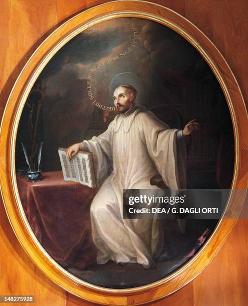 St Bernard of Clairvaux, attributed to Miguel Cabrera . ; Queretaro, Museo Regional De Queretaro.