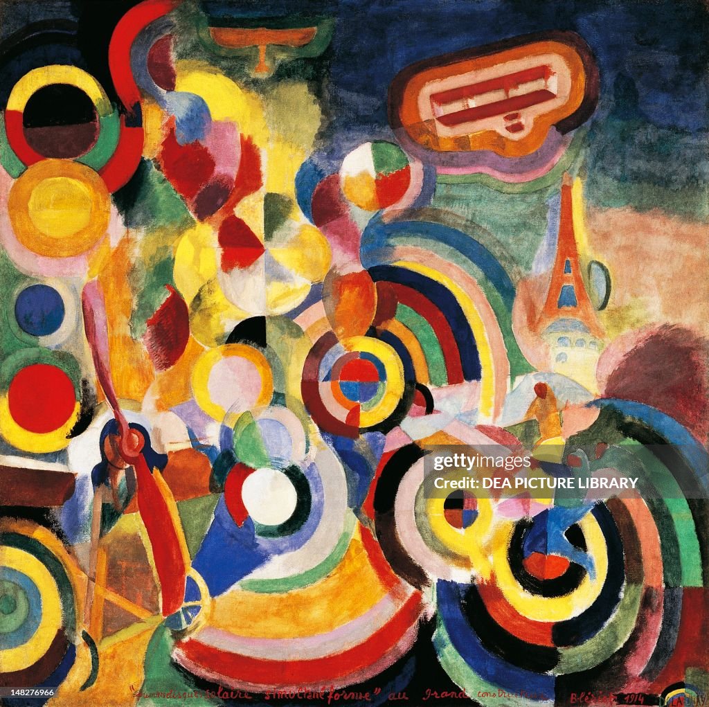 Homage to Bleriot, 1914, by Robert Delaunay (1885-1941). (Photo by DeAgostini/Getty Images)