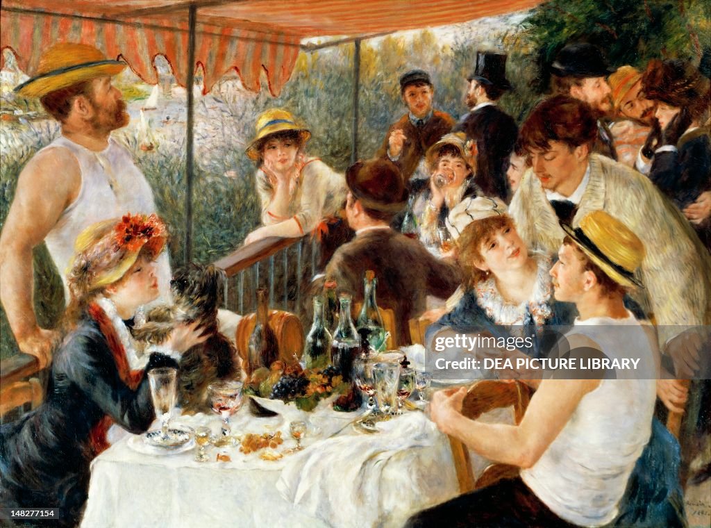 Luncheon of the boating party, 1881, by Pierre-Auguste Renoir (1841-1919), oil on canvas, 129x172 cm. (Photo by DeAgostini/Getty Images)