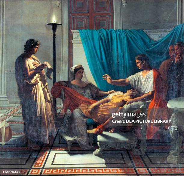 Virgil Reading Aeneid to Augustus, Octavia, and Livia, 1812-1819, by Jean Auguste Dominique Ingres . ; Toulouse, Musée Des Augustins .