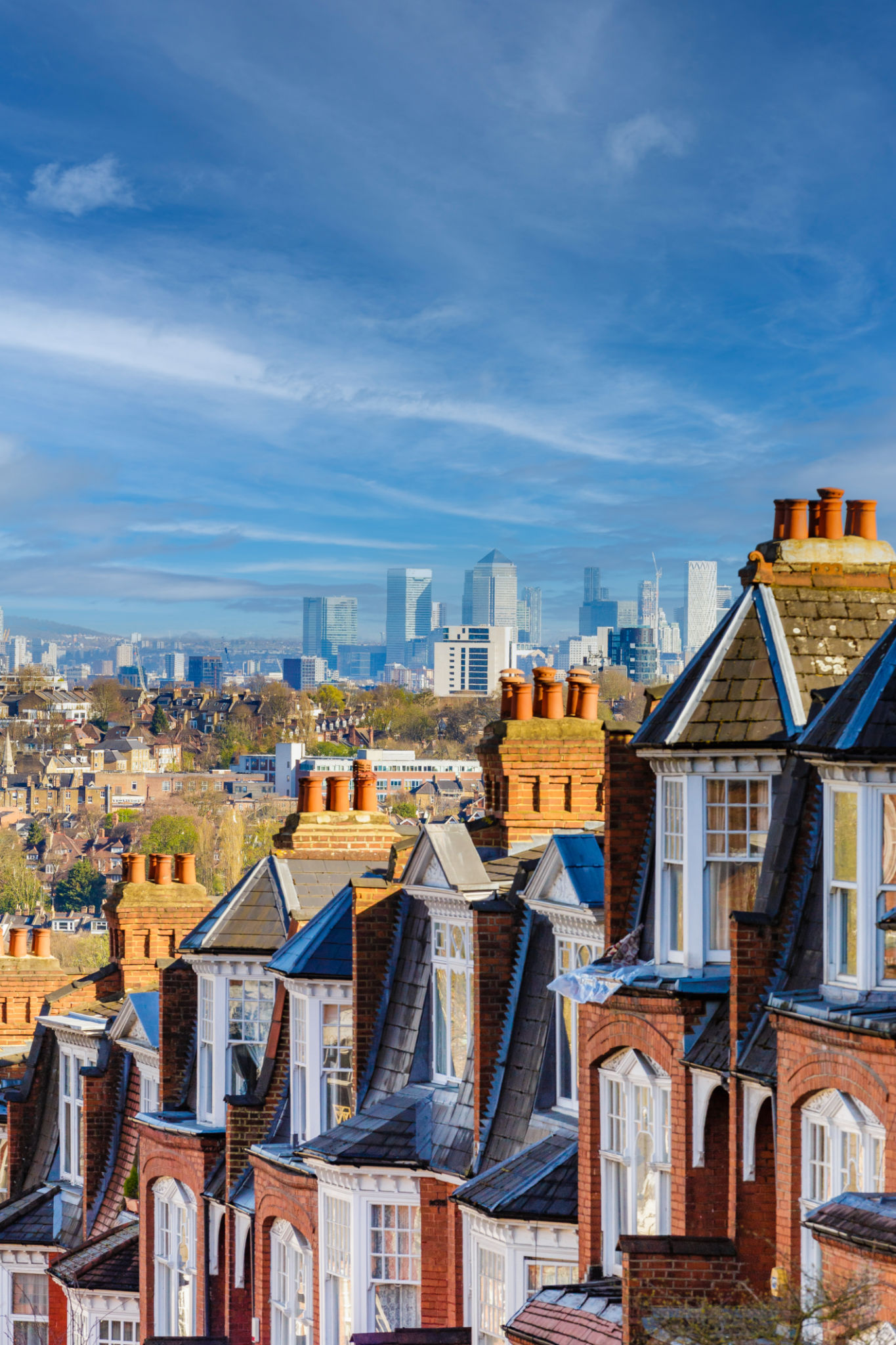 View across city of London from Muswell Hill View across city of London from Muswell Hill