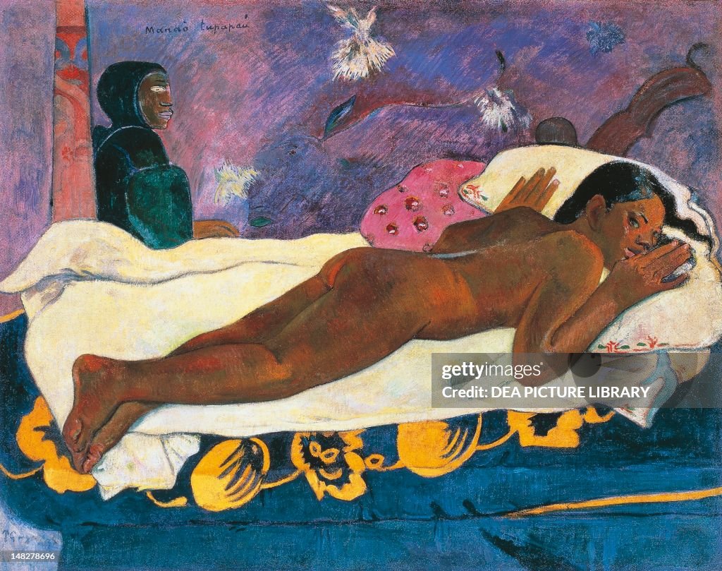 The spirit of the dead watching (Manao Tupapau), 1892, by Paul Gauguin (1848-1903). (Photo by DeAgostini/Getty Images)