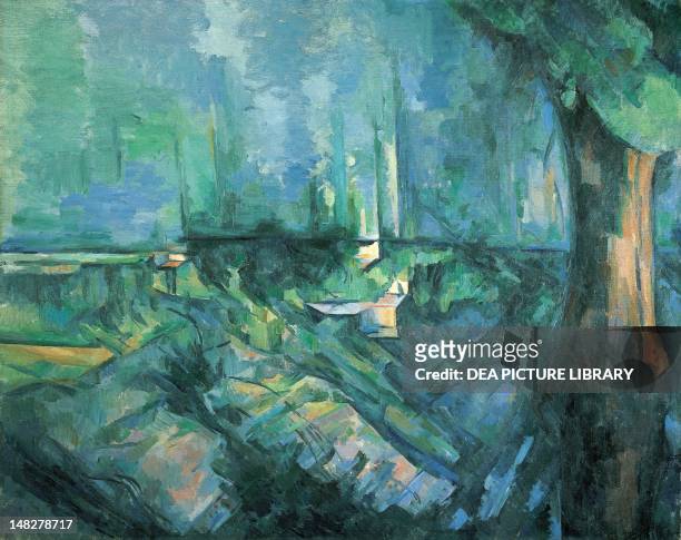 Lake Annecy by Paul Cezanne . ; London, Courtauld Institute Of Art Gallery.