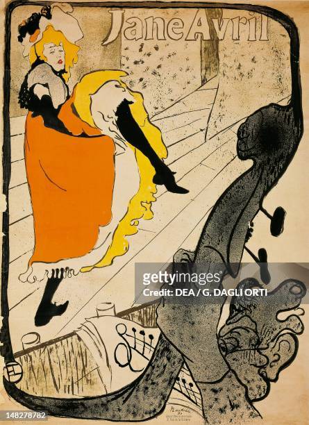 Poster of Jane Avril, by Henri de Toulouse Lautrec . ; Albi, Musée Toulouse-Lautrec.