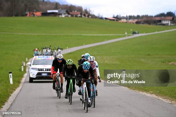 General view of Moran Vermeulen of Austria and Team Austria, Mulu Hailemichael of Ethiopia and Team Caja Rural-Seguros RGA, Andrea Garosio of Italy...