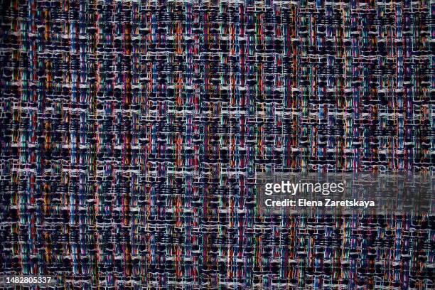 tweed textile background - tweed background stock pictures, royalty-free photos & images