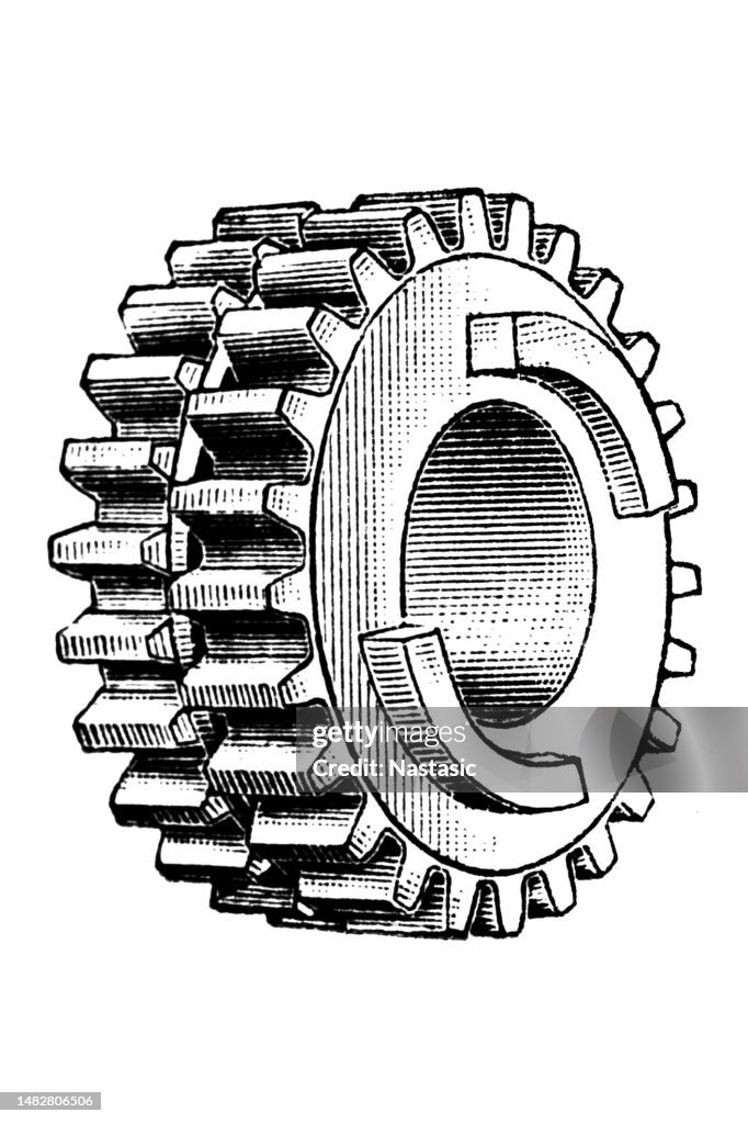 Two Step Gear Step Gear High-Res Vector Graphic - Getty Images