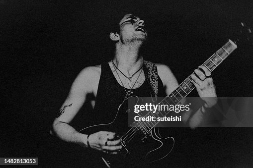 Le musicien de rock. Le musicien de rock.