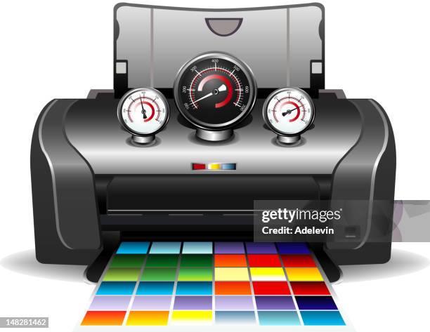 Printer And Color Image High-Res Vector Graphic - Getty Images