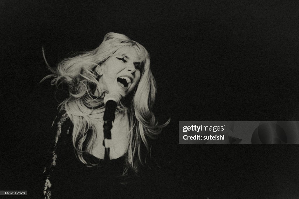 The young female singer.