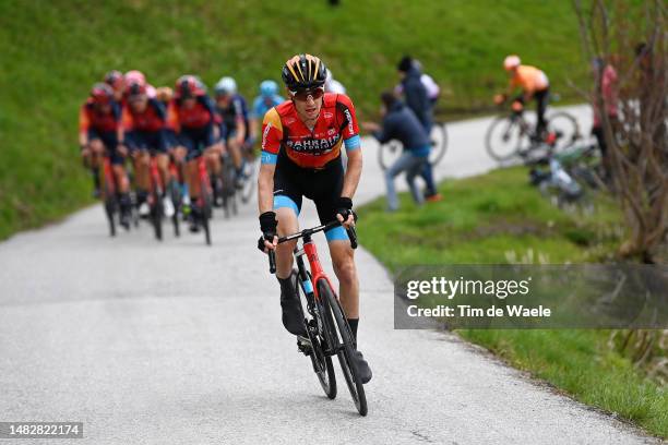 Jack Haig of Australia and Team Bahrain Victorious attacks during the 46th Tour of the Alps 2023, Stage 1 a 127.5km stage from Rattenberg to Alpbach...