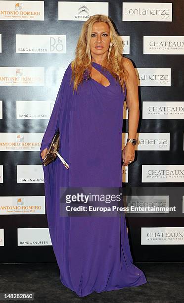 Cristina Tarrega attends "Gala Tendencias 2012' at Palau De La Musica on July 6, 2012 in Valencia, Spain.