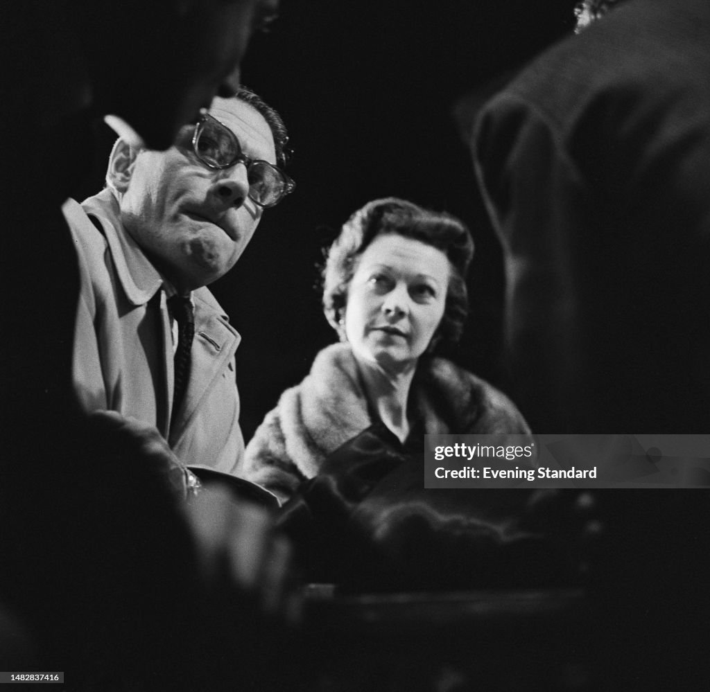 Actor Laurence Olivier With His Wife Actress Vivien Leigh During actor-laurence-olivier-with-his-wife-actress-vivien-leigh-during