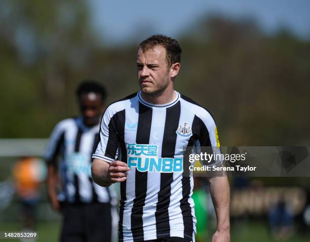 Ryan Fraser of Newcastle United during the Premier League 2 match between Newcastle United and Norwich City at the Newcastle United Academy on April...