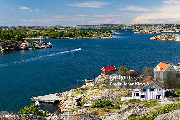 styrso island - västra götalands län stockfoto's en -beelden