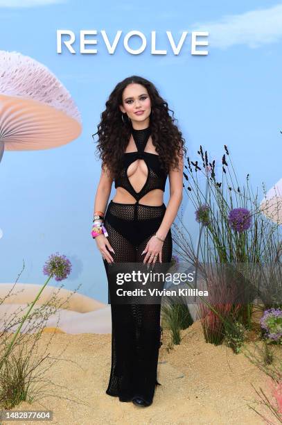 Madison Pettis attends REVOLVE Festival 2023, Thermal, CA - Day 2 on April 16, 2023 in Thermal, California.