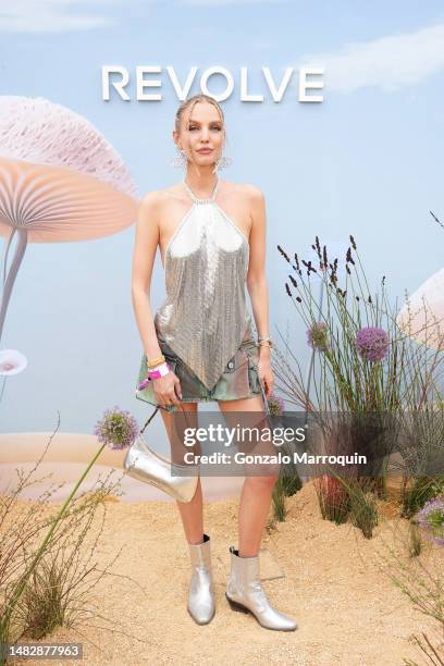 Leonie Hanne attends REVOLVE Festival 2023, Thermal, CA - Day 2 on April 16, 2023 in Thermal, California.