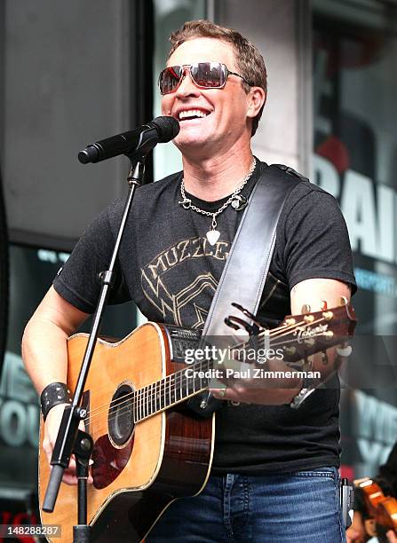Singer Craig Morgan performs live during "FOX & Friends" All American Concert Series at FOX Studios on July 13, 2012 in New York City.