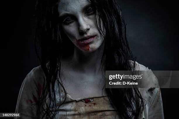 zombie - demon woman stock pictures, royalty-free photos & images