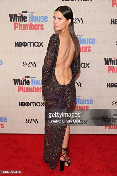Zoe Levin attends HBO's "White House Plumbers" New York Premiere at 92nd Street Y on April 17, 2023 in New York City.