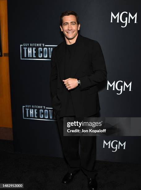 Jake Gyllenhaal attends the Los Angeles Premiere of MGM's Guy Ritchie's "The Covenant" at Directors Guild Of America on April 17, 2023 in Los...