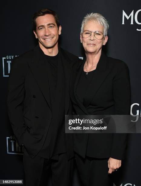 Jake Gyllenhaal and Jamie Lee Curtis attend the Los Angeles Premiere of MGM's Guy Ritchie's "The Covenant" at Directors Guild Of America on April 17,...