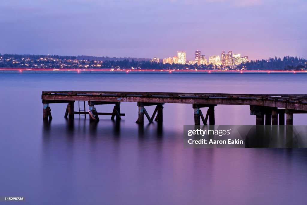 Calm night on Lake Washington