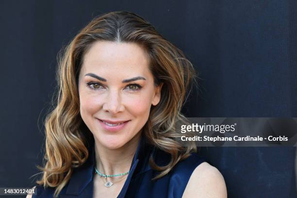 Jury Member, Mélissa Theuriau attends the Jury Competition Series Documentaries during the 6th Canneseries International Festival : Day Five on April...