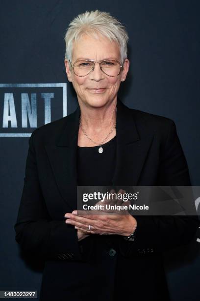 Jamie Lee Curtis attends the Los Angeles Premiere Of MGM's Guy Ritchie's "The Covenant" - Arrivals at Directors Guild Of America on April 17, 2023 in...