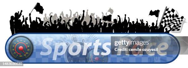 racing web banner - pit stop stock illustrations