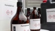 Formaldehyde Hazardous Chemicals And Symbols On Containers - HD stock ...