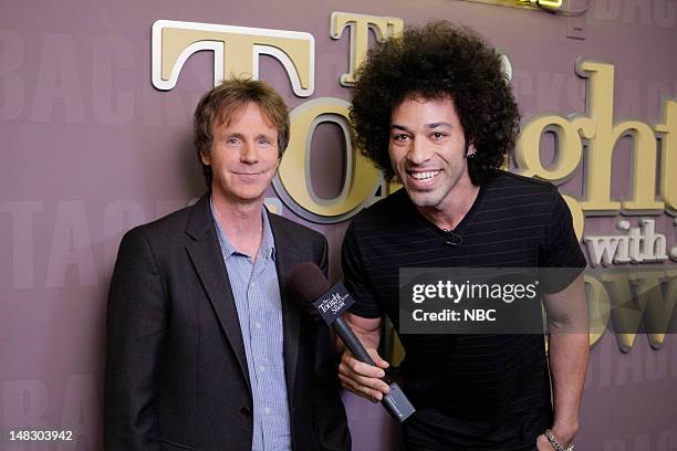 Episode 4286 -- Pictured: Comedian Dana Carvey during an interview with Bryan Branly backstage on July 13, 2012 --