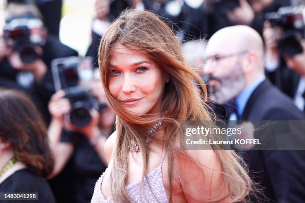 Carla Bruni Sarkozy le 21 mai 2022 à Cannes.