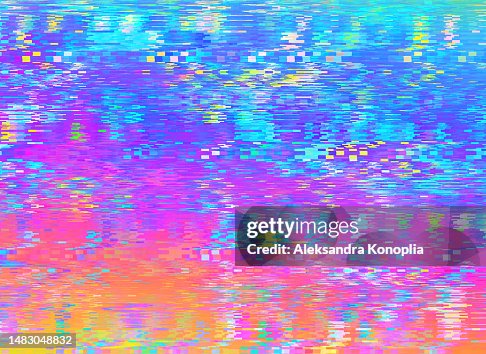 Motion Glitch interlaced pixelated Multicolored rainbow Distorted textured futuristic background Motion Glitch interlaced pixelated Multicolored rainbow Distorted textured futuristic background