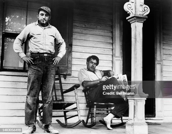 Two Men On Their Porch